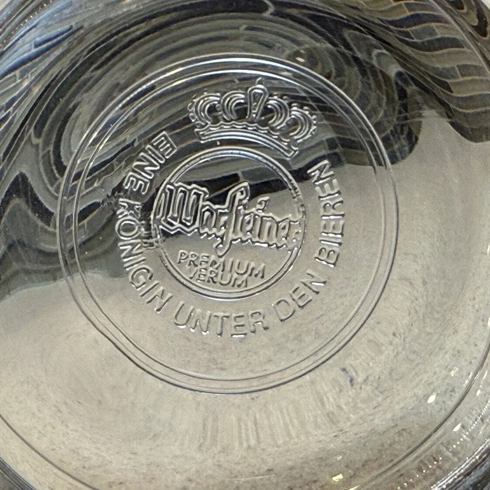 Warsteiner Beer Mugs German Steins‎ 0.5L Set of 2 Eine Konigin Unter Den Bieren